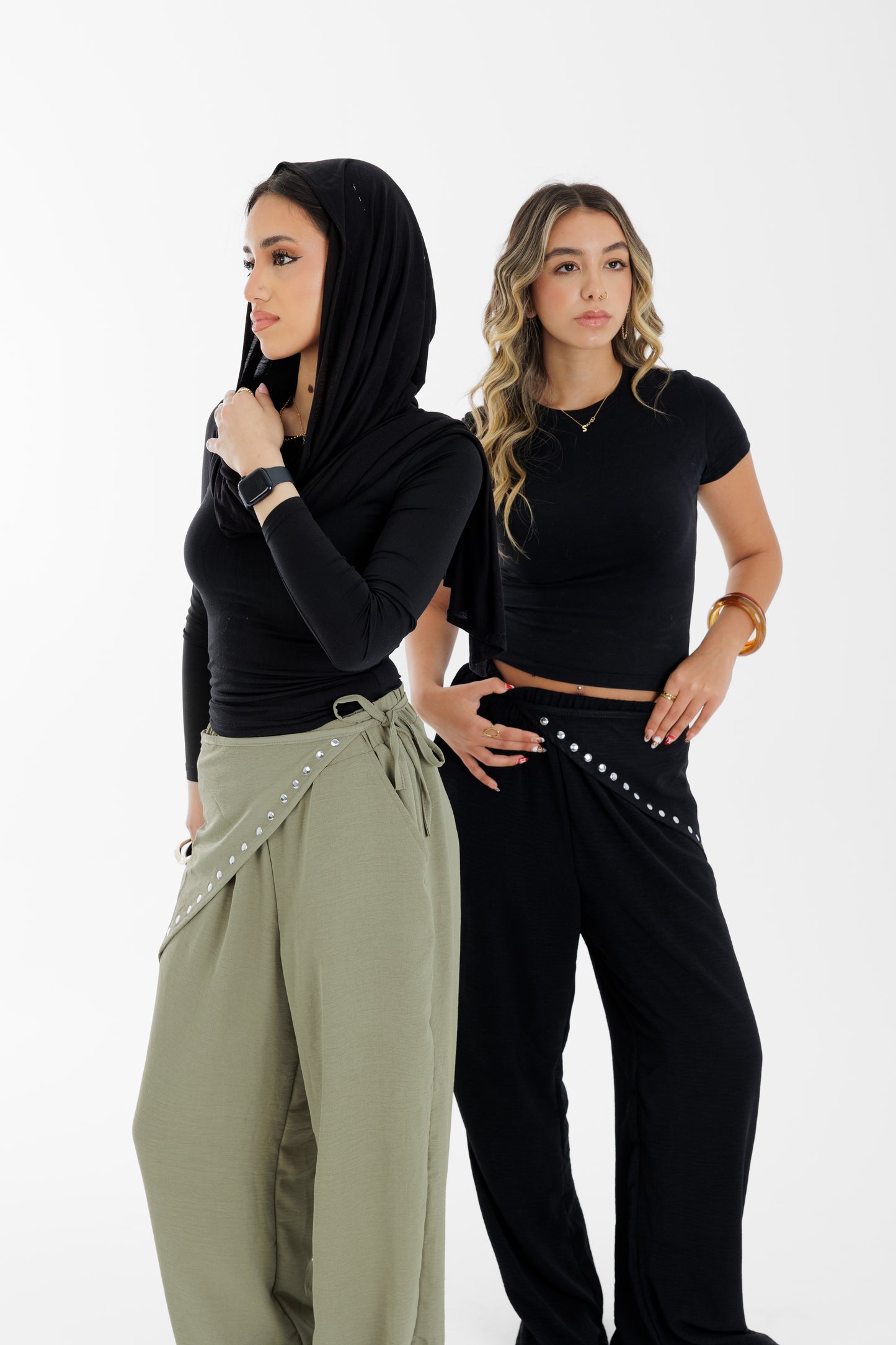 linenscarf pants